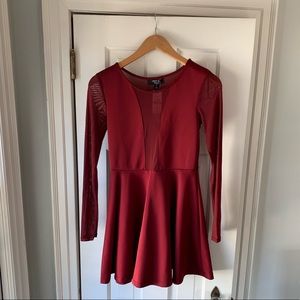 Paper Hearts Mesh Dress